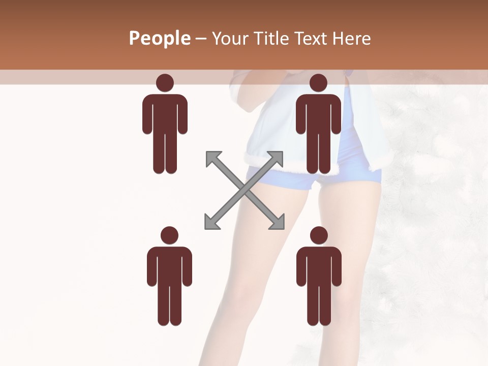 Snow Caucasian Youth PowerPoint Template