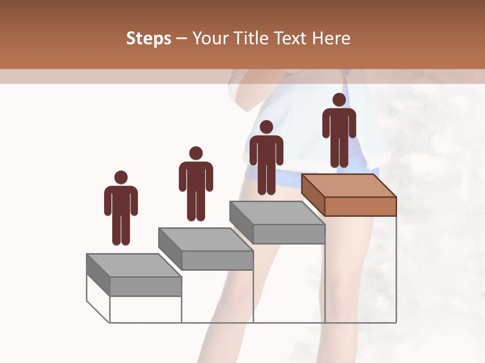 Snow Caucasian Youth PowerPoint Template