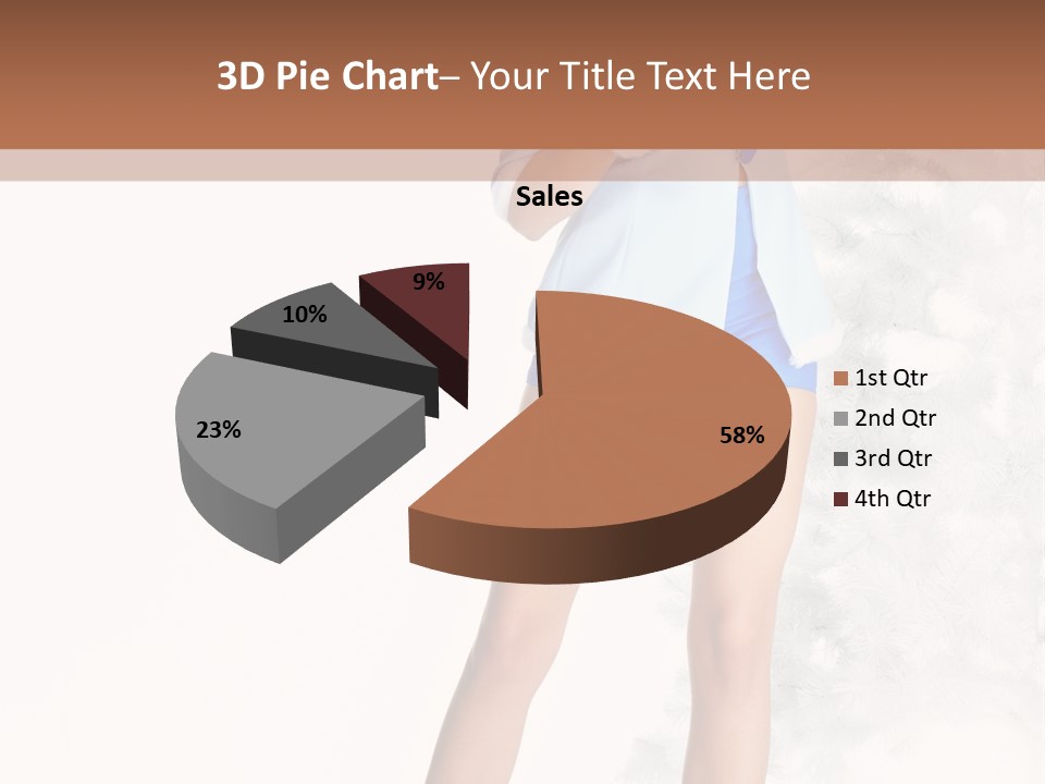 Snow Caucasian Youth PowerPoint Template
