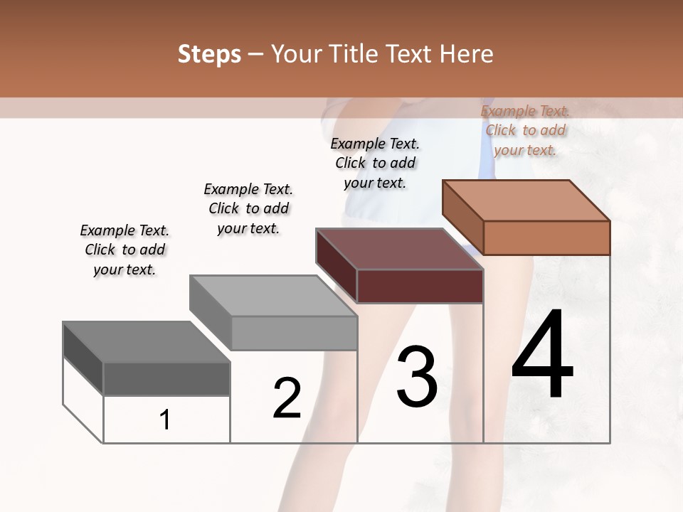 Snow Caucasian Youth PowerPoint Template
