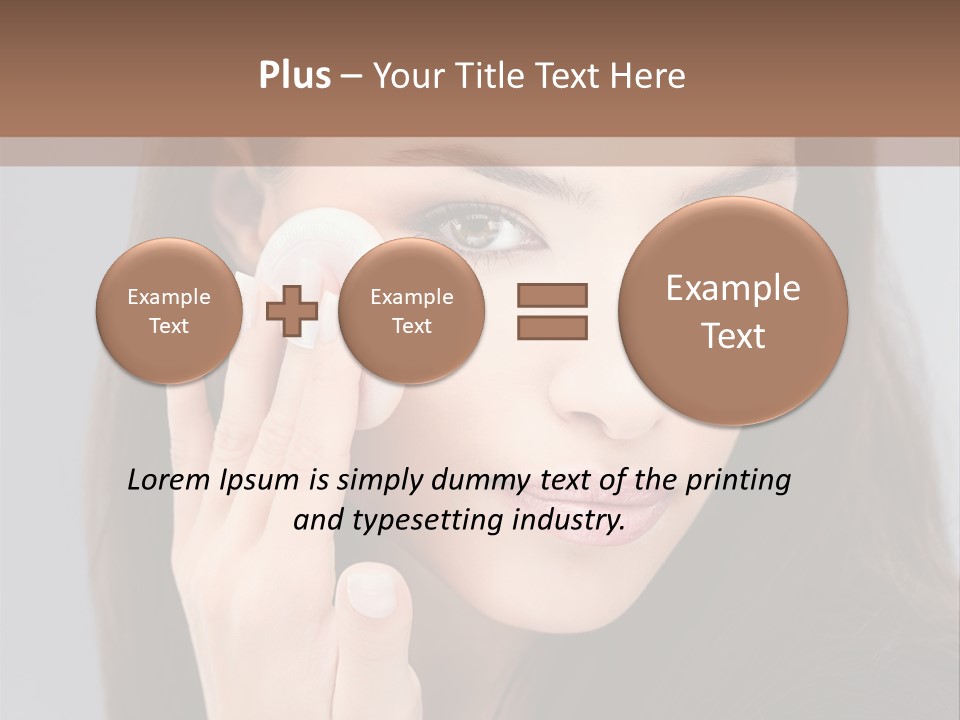 Evening Girl Beauty PowerPoint Template