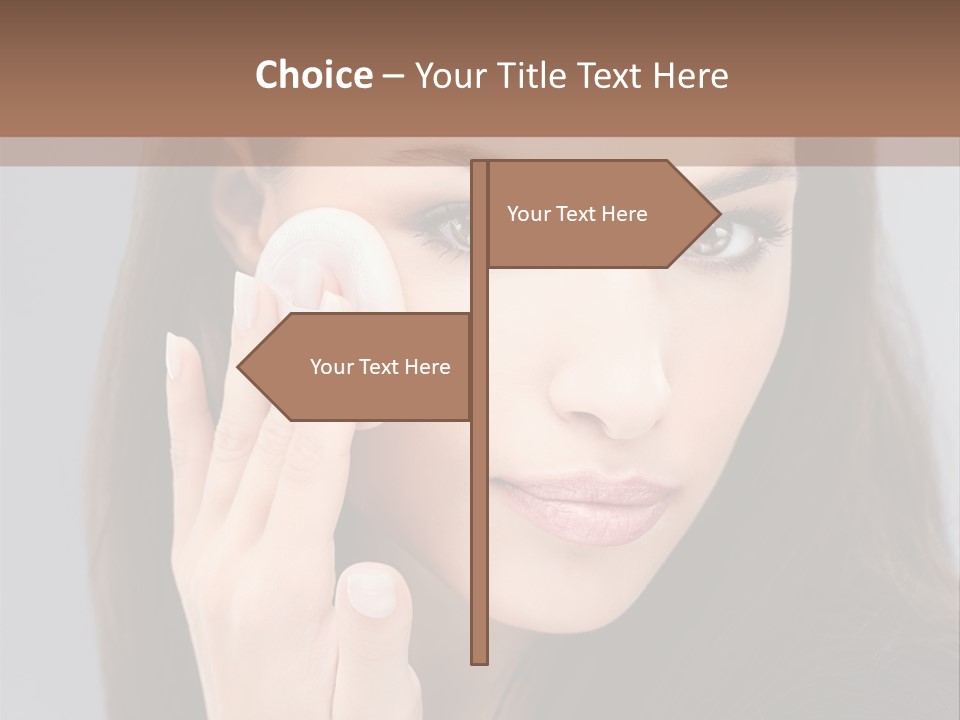 Evening Girl Beauty PowerPoint Template