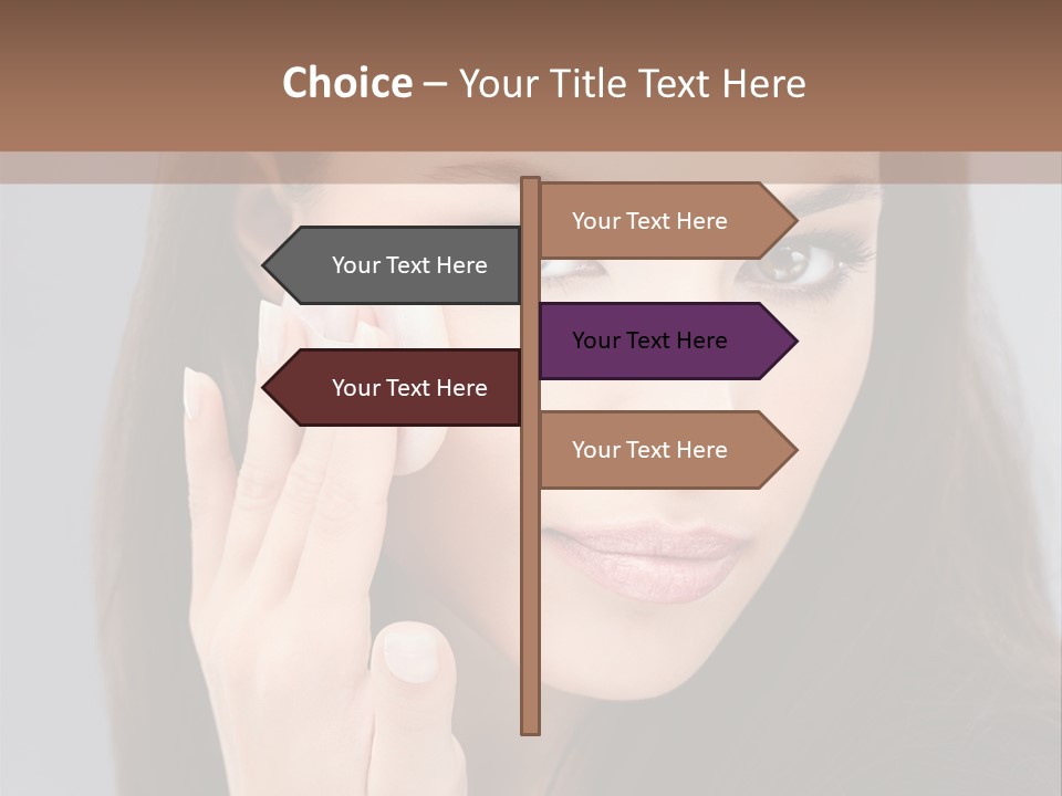 Evening Girl Beauty PowerPoint Template