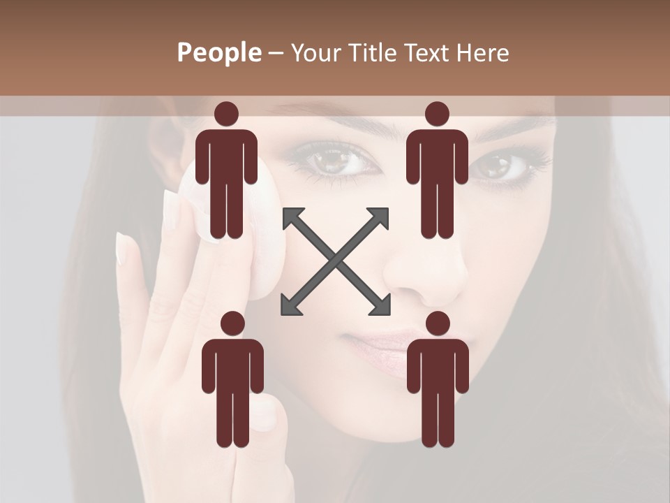 Evening Girl Beauty PowerPoint Template