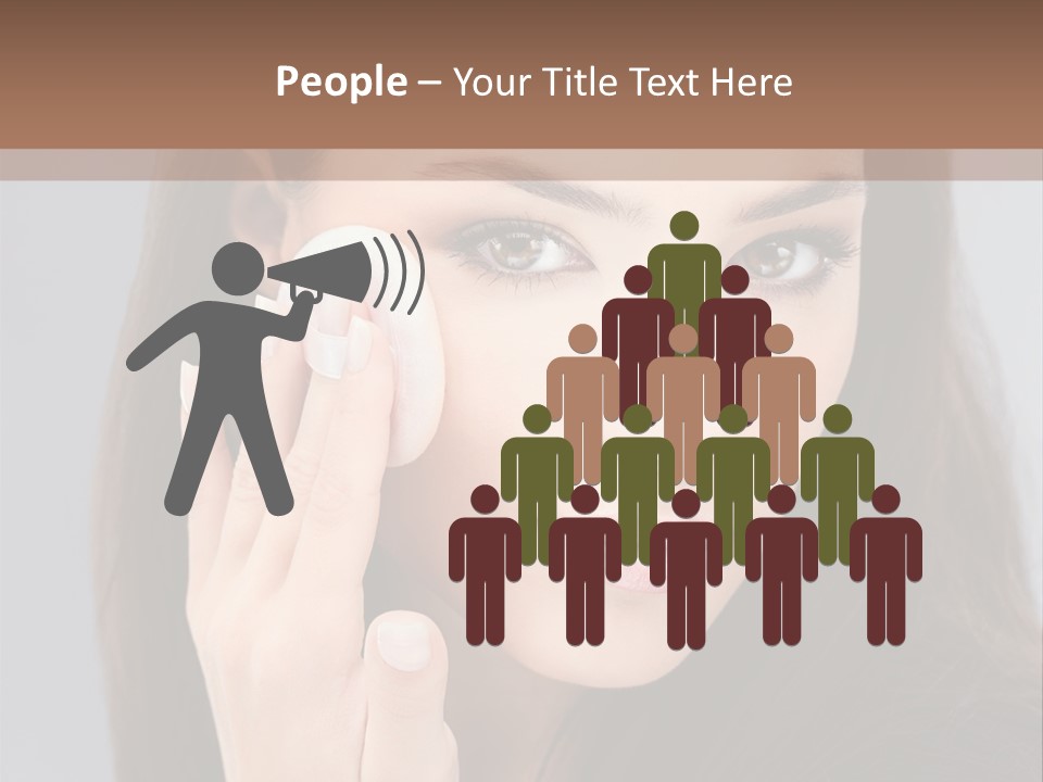 Evening Girl Beauty PowerPoint Template