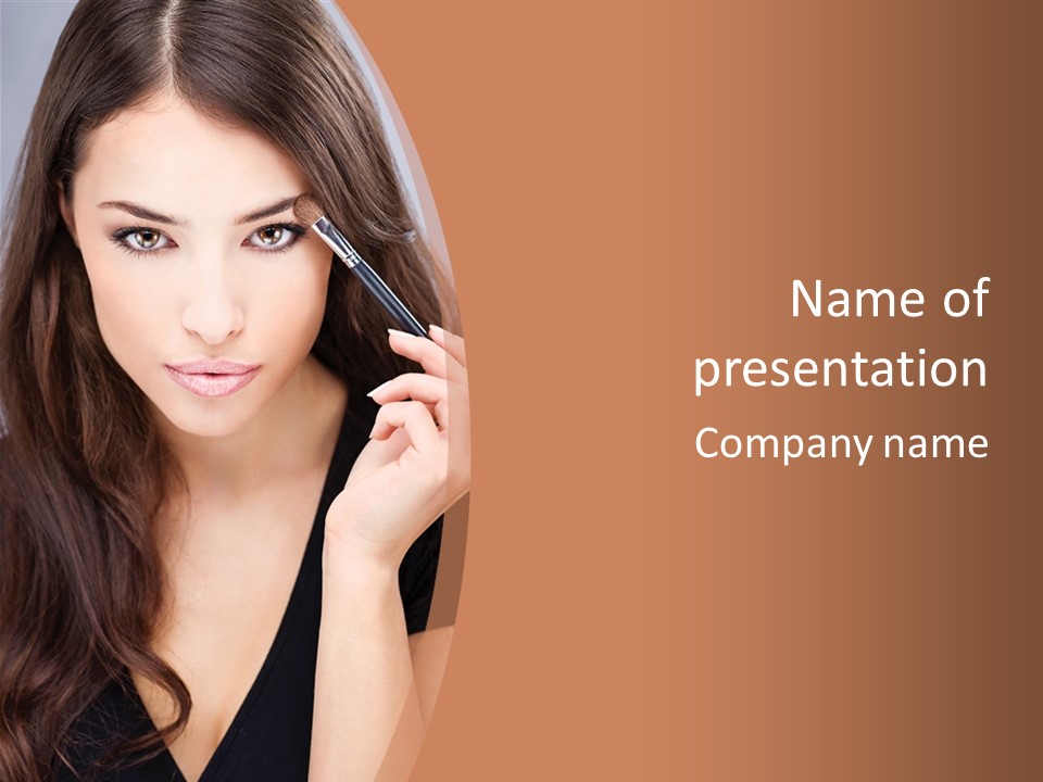 Fashion Elegant Make PowerPoint Template