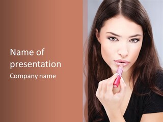 Girl  Skin PowerPoint Template