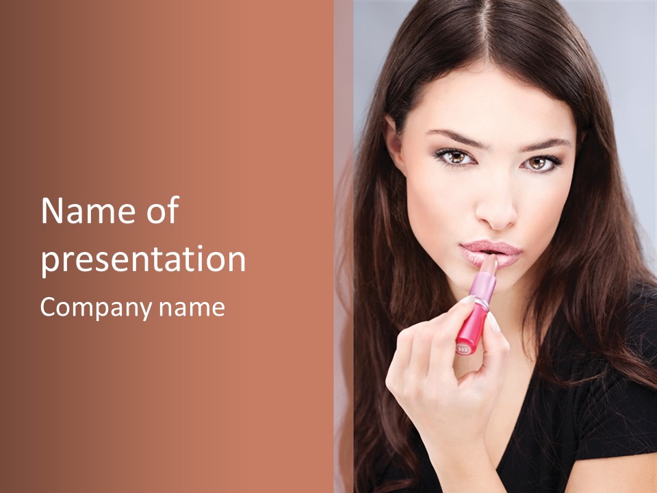 Girl  Skin PowerPoint Template