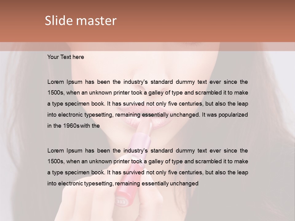 Girl  Skin PowerPoint Template