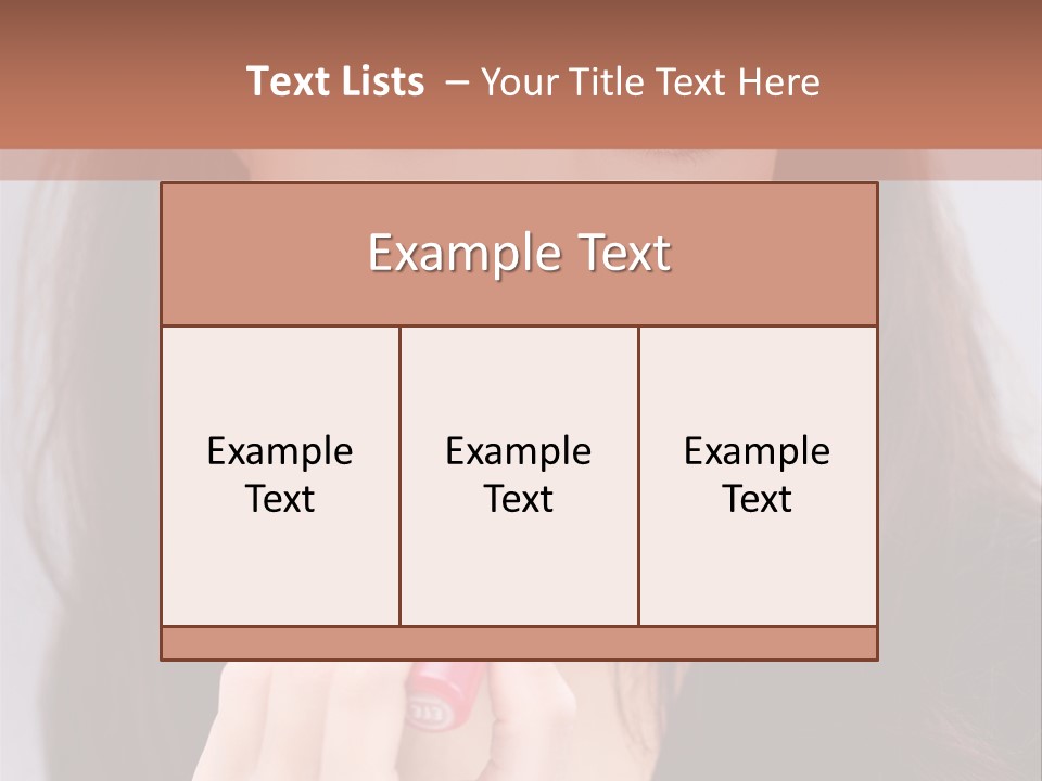 Girl  Skin PowerPoint Template