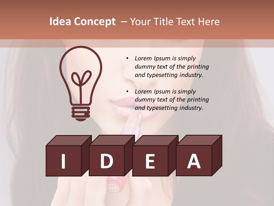 Girl  Skin PowerPoint Template