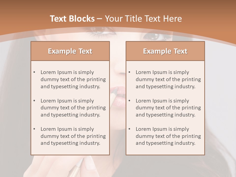 Care Cosmetic Skincare PowerPoint Template
