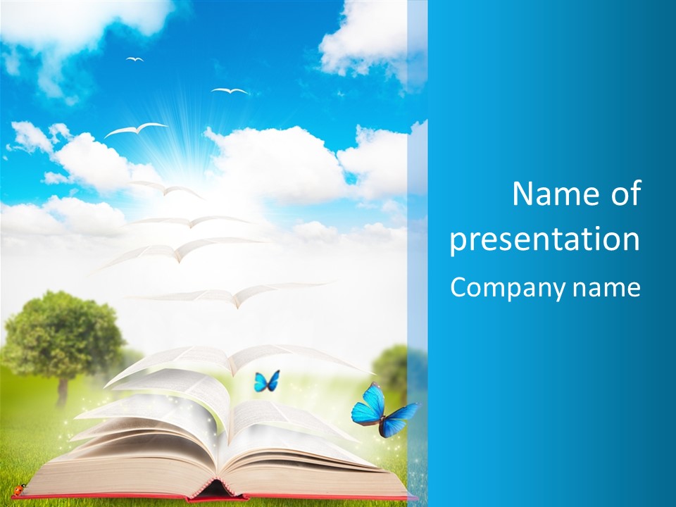 Story Paper Education PowerPoint Template