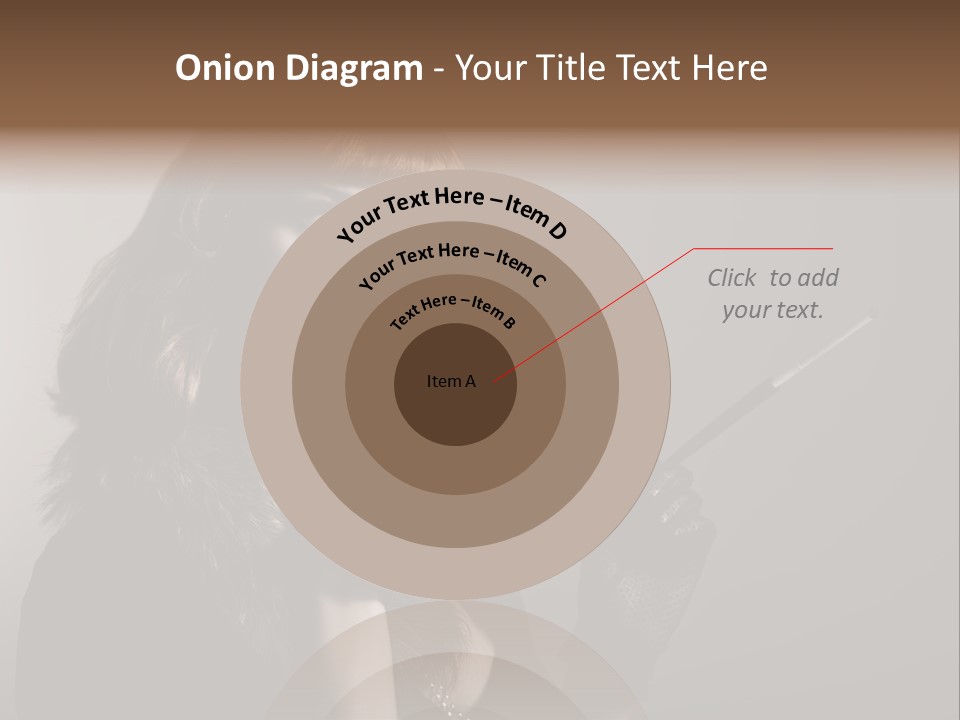 Brown Vintage Style Gloves PowerPoint Template