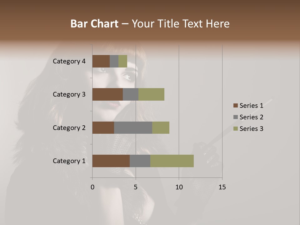 Brown Vintage Style Gloves PowerPoint Template