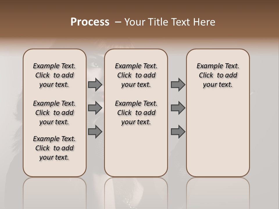 Brown Vintage Style Gloves PowerPoint Template