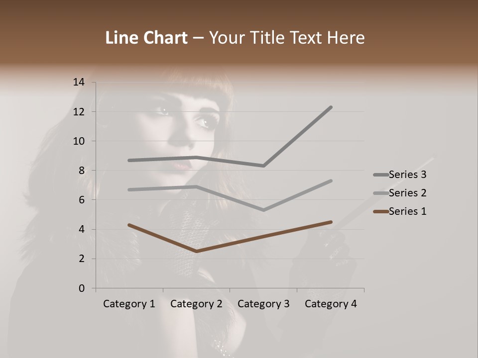 Brown Vintage Style Gloves PowerPoint Template