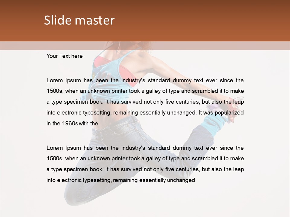 Active Mid Air Beautiful PowerPoint Template