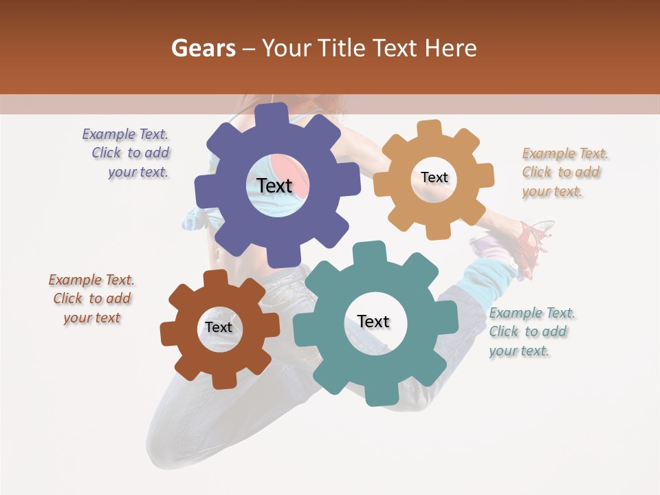 Active Mid Air Beautiful PowerPoint Template