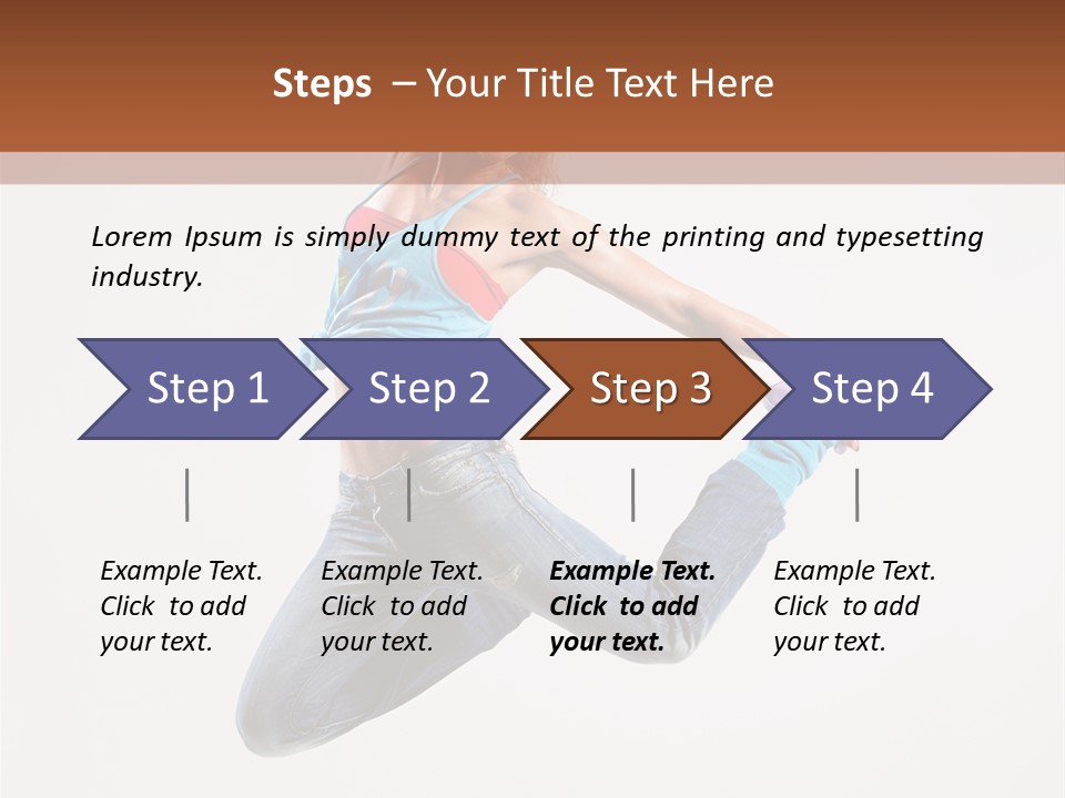 Active Mid Air Beautiful PowerPoint Template