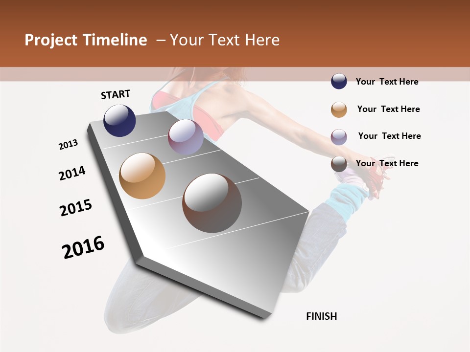 Active Mid Air Beautiful PowerPoint Template