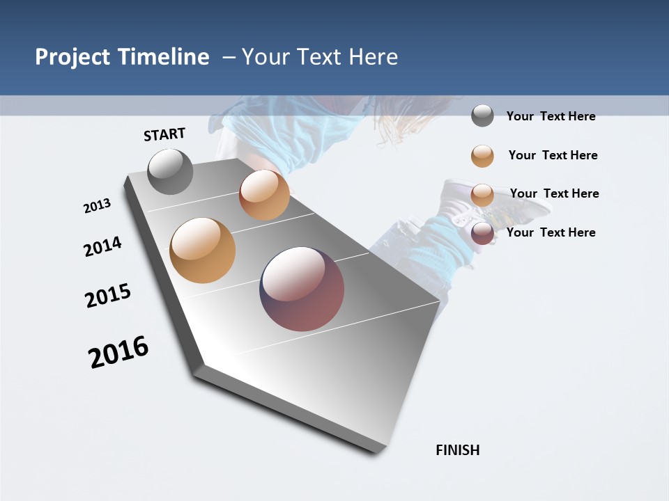 Moving Dance Sporty PowerPoint Template