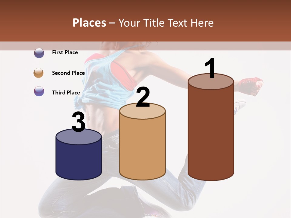 Flexibility Performance Woman PowerPoint Template