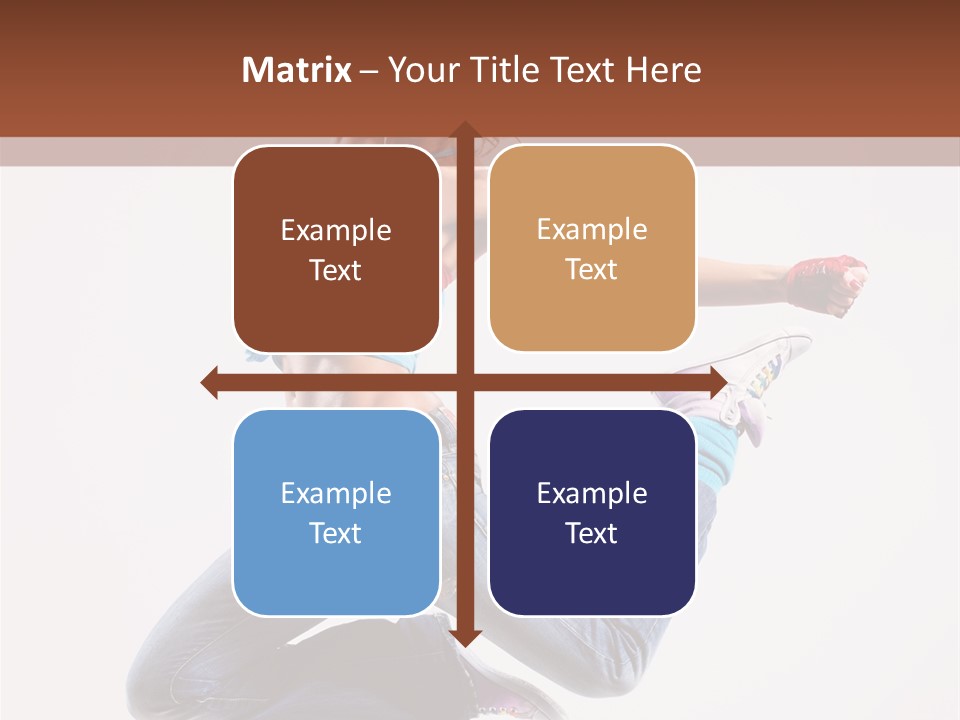 Flexibility Performance Woman PowerPoint Template