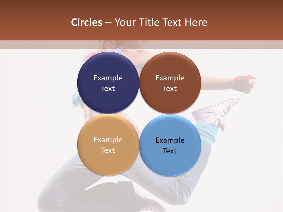 Flexibility Performance Woman PowerPoint Template