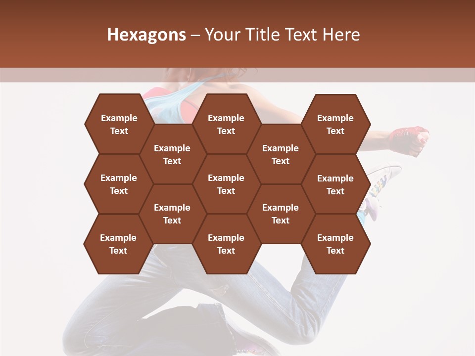 Flexibility Performance Woman PowerPoint Template