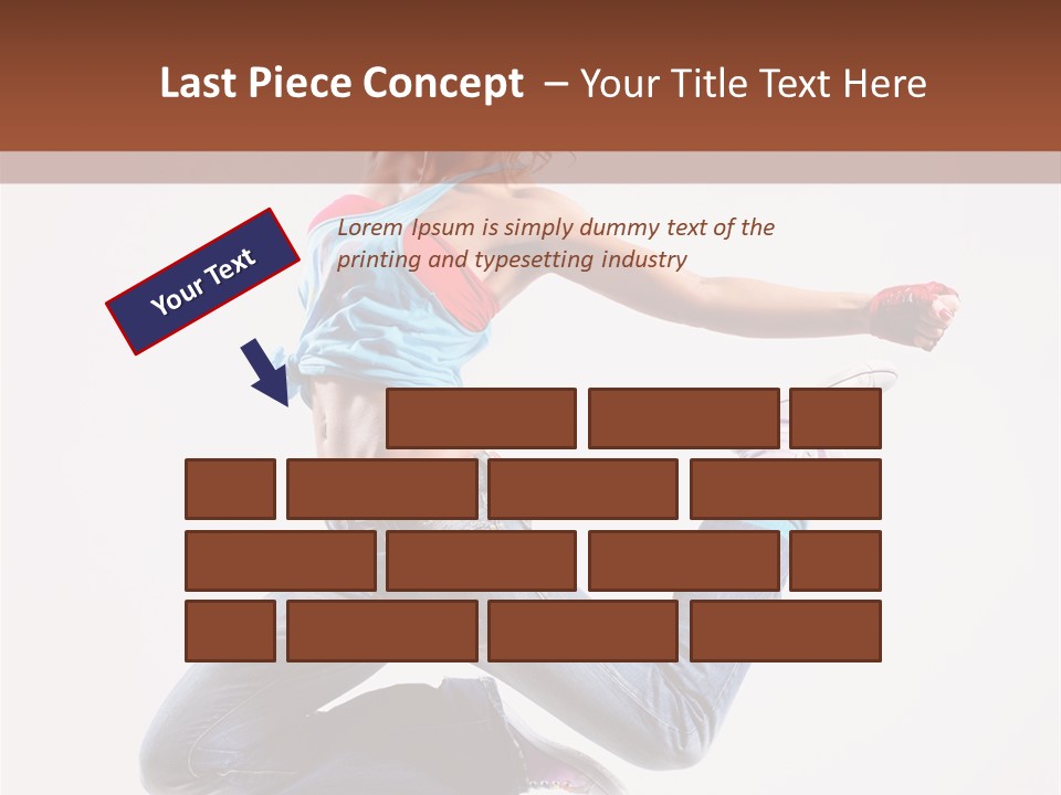 Flexibility Performance Woman PowerPoint Template