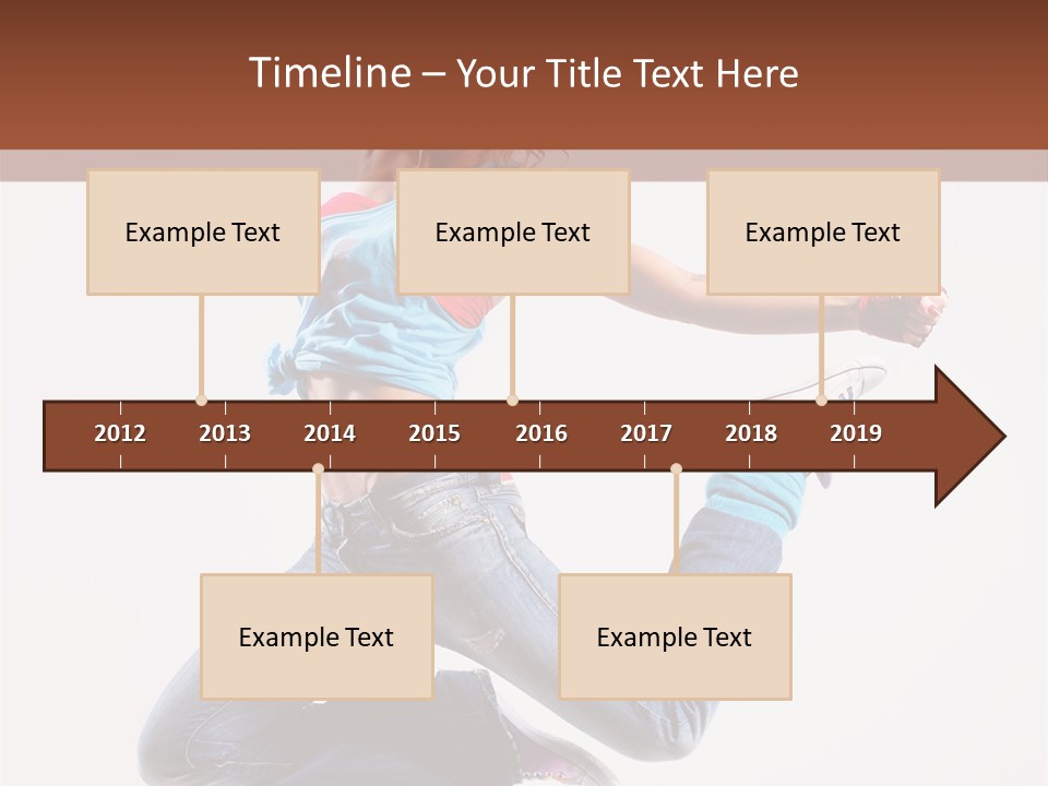 Flexibility Performance Woman PowerPoint Template