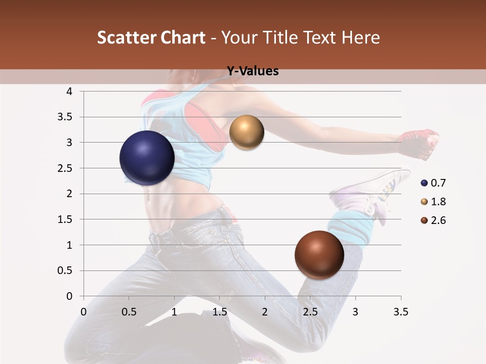 Flexibility Performance Woman PowerPoint Template