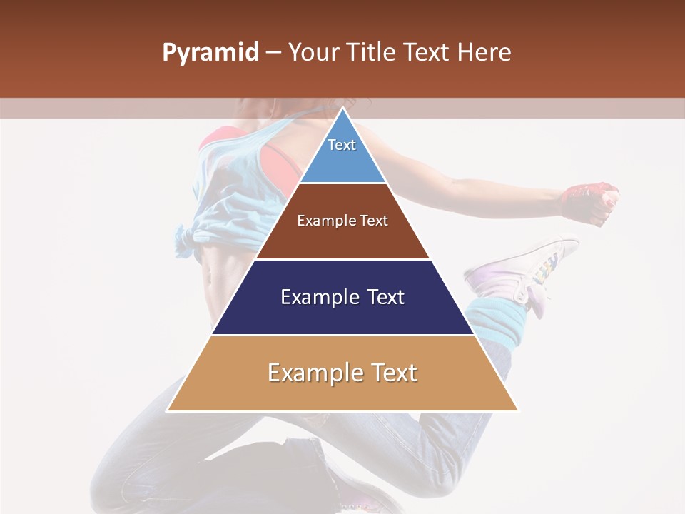 Flexibility Performance Woman PowerPoint Template