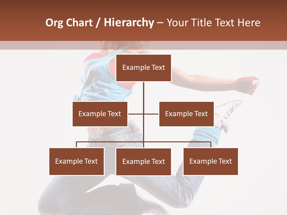 Flexibility Performance Woman PowerPoint Template