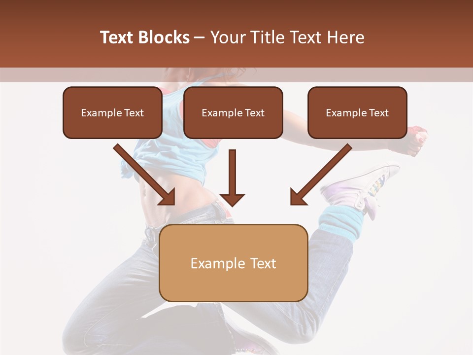 Flexibility Performance Woman PowerPoint Template