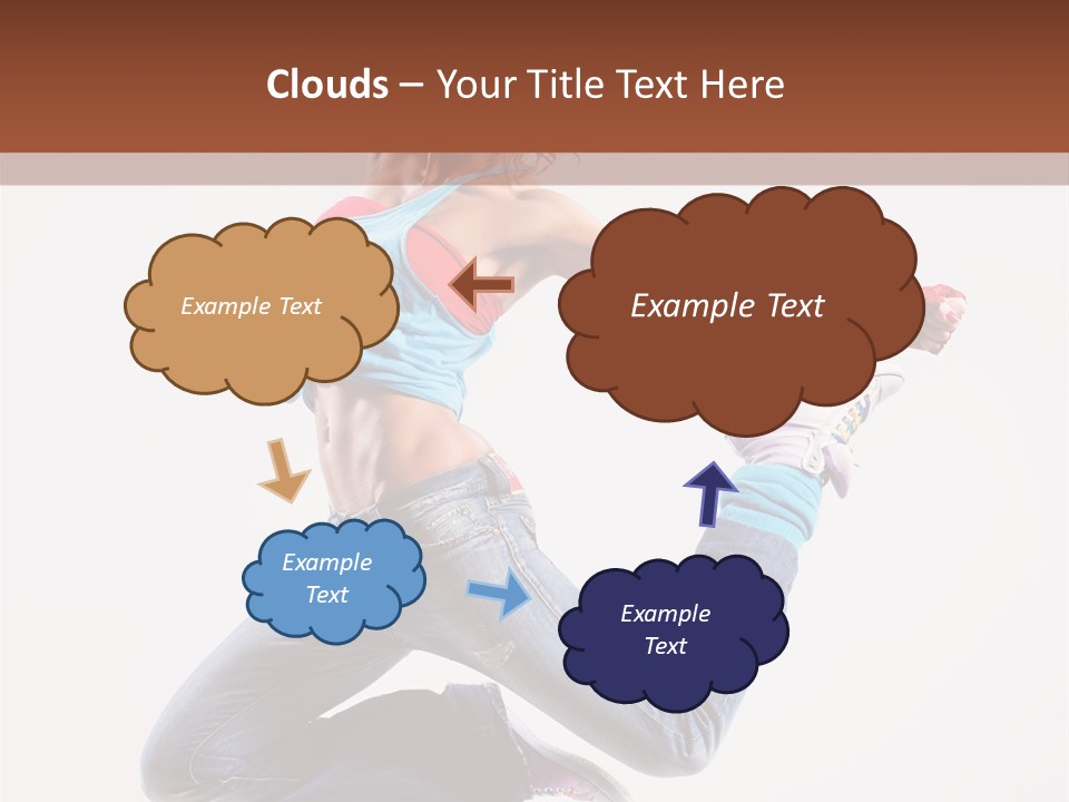 Flexibility Performance Woman PowerPoint Template