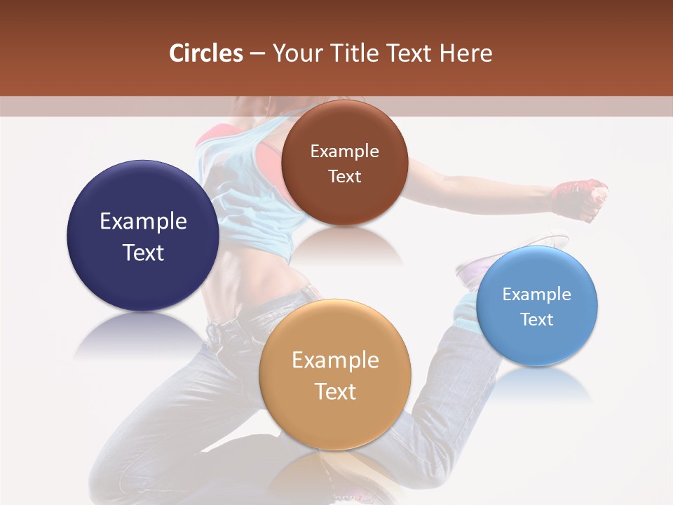 Flexibility Performance Woman PowerPoint Template