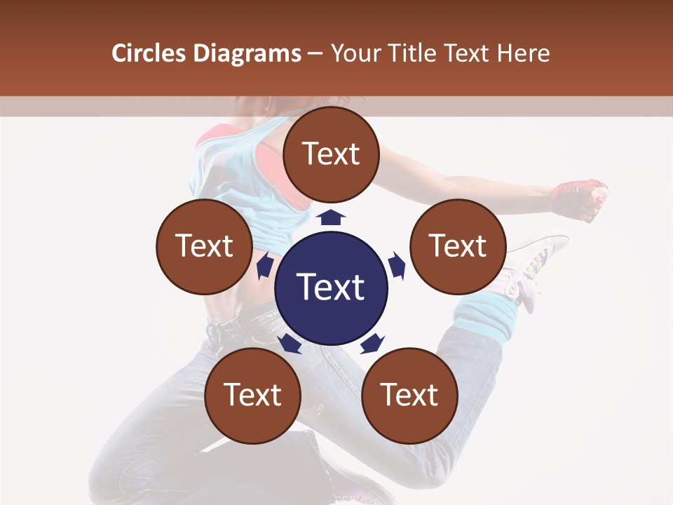 Flexibility Performance Woman PowerPoint Template