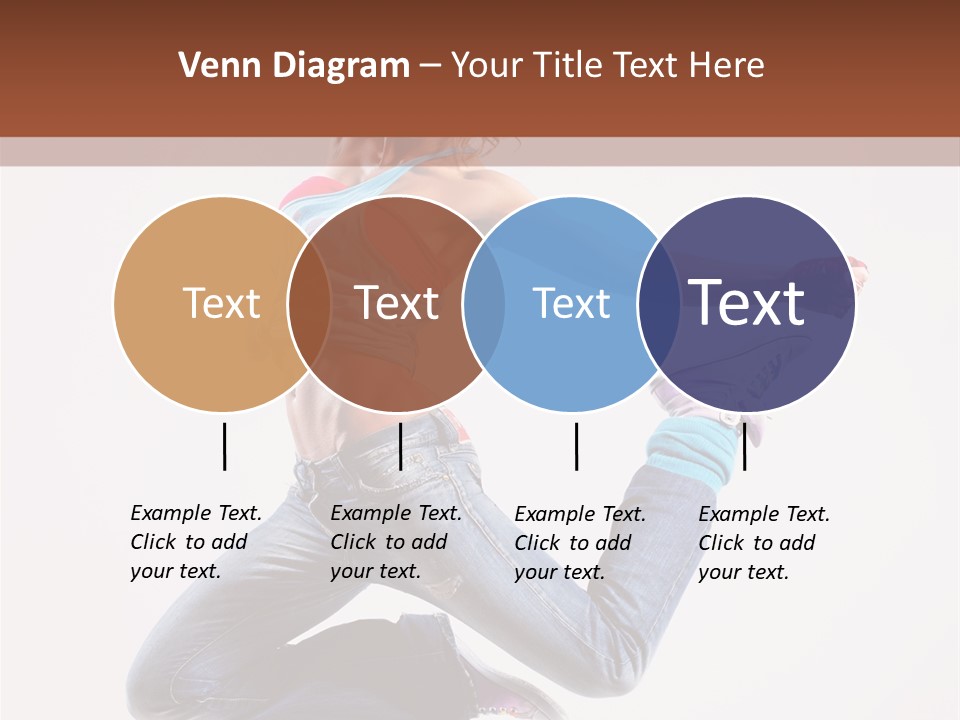 Flexibility Performance Woman PowerPoint Template