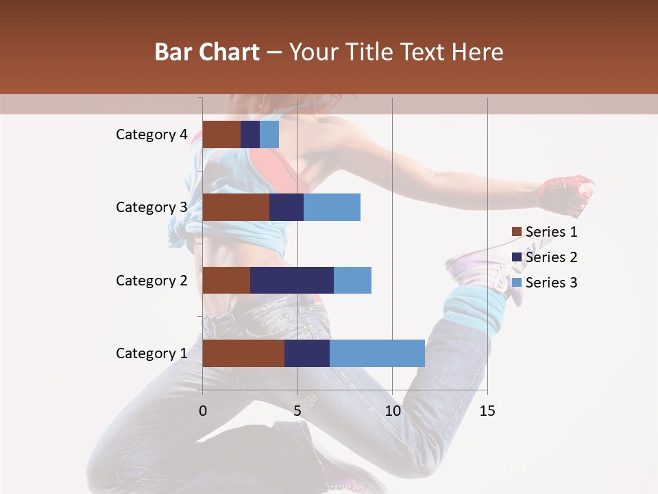 Flexibility Performance Woman PowerPoint Template