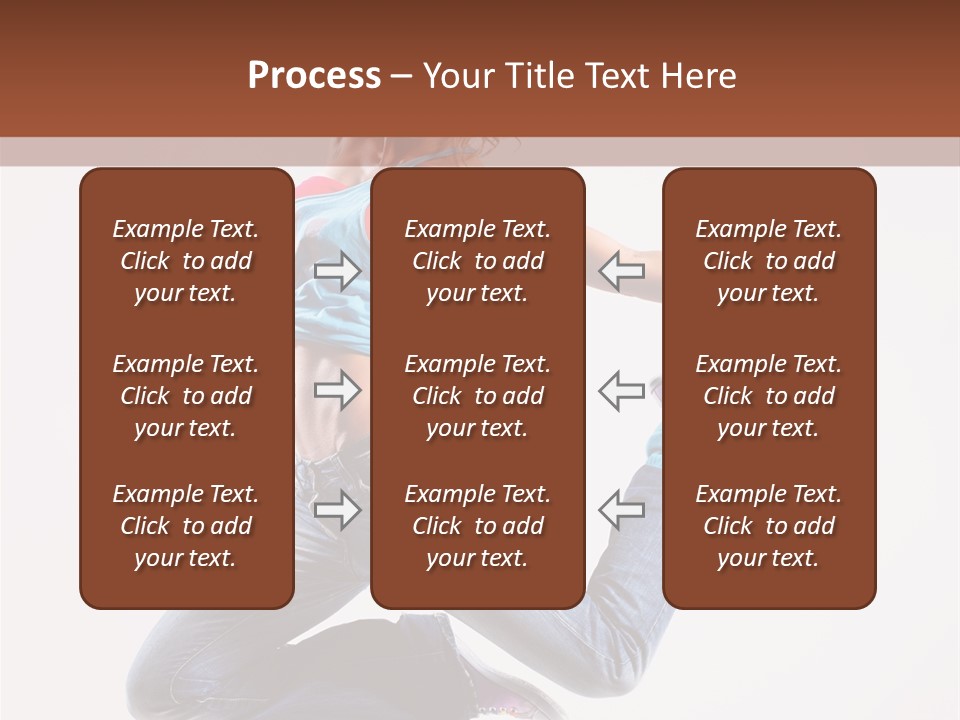 Flexibility Performance Woman PowerPoint Template