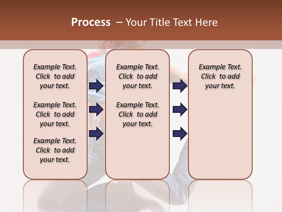Flexibility Performance Woman PowerPoint Template