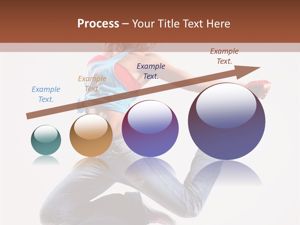 Flexibility Performance Woman PowerPoint Template