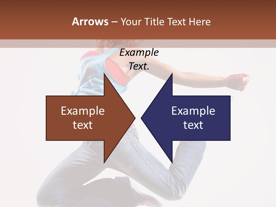 Flexibility Performance Woman PowerPoint Template