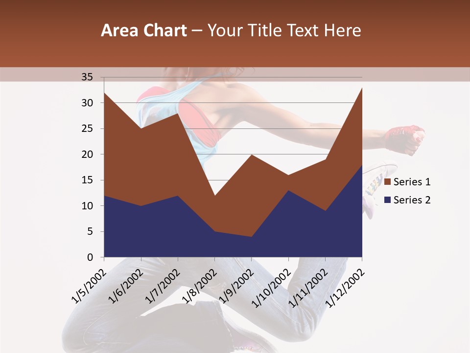 Flexibility Performance Woman PowerPoint Template