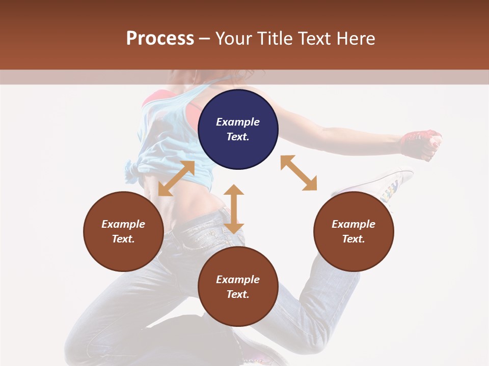 Flexibility Performance Woman PowerPoint Template