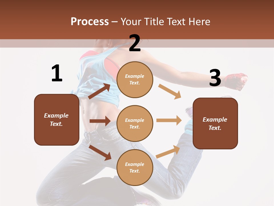 Flexibility Performance Woman PowerPoint Template