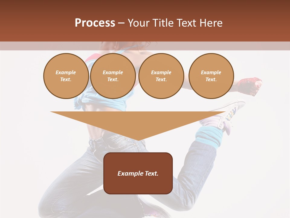 Flexibility Performance Woman PowerPoint Template