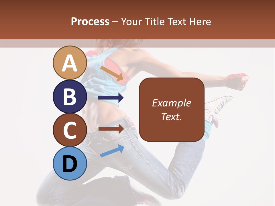 Flexibility Performance Woman PowerPoint Template